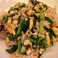 森おさん's cooksnap of when they made 我が家流☆豚にら卵炒め.