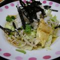 ねこのおーじさま's cooksnap of when they made ぶっかけおろしレタス素麺.