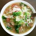スイーツ大好きです's cooksnap of when they made 卵なし炒飯☆レタスかにかまあんかけ.