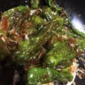 mihonakari's cooksnap of when they made 簡単３分クッキング☆シシトウはコレ！.