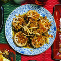 えーしょ's cooksnap of when they made れんこんのはさみ焼きオニオンソースがけ☆.