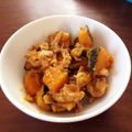 Kmam09's cooksnap of when they made かぼちゃと豚肉のごまからめ.