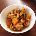 Kmam09's cooksnap of when they made かぼちゃと豚肉のごまからめ.