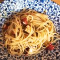 ATortoise's cooksnap of when they made タコのジェノベーゼパスタ.