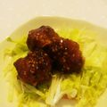 sweetbox25's cooksnap of when they made ふわふわ肉だんご✿旨旨ソースで♬.