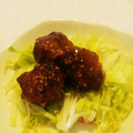 sweetbox25's cooksnap of when they made ふわふわ肉だんご✿旨旨ソースで♬.