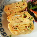 ハチ8コロ8's cooksnap of when they made おかかネギのあまいたまご焼き.