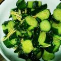 ゆいぴょんママ's cooksnap of when they made ★食べ過ぎ注意！キュウリの浅漬け★.
