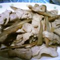 J・0505's cooksnap of when they made 豚肉、ごぼう、椎茸の甘辛煮.