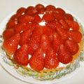 のかまるこ's cooksnap of when they made 簡単おいしい♪いちごタルト♪.