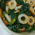 spica1206's cooksnap of when they made 母の味★ほうれん草とちくわのごま和え.