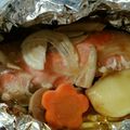 スイカ☆▽'s cooksnap of when they made テケトー料理14☆鮭のアルミホイル焼き.