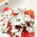 ニャゴママ's cooksnap of when they made 新玉ねぎとトマトのサラダ♪.