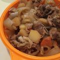 おにぎりちゃんママ's cooksnap of when they made シリコンスチーマーで♥肉じゃが.
