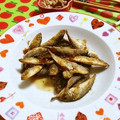 komutatata's cooksnap of when they made 簡単☆小あじの南蛮漬け！.