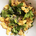 まゆまま☆★'s cooksnap of when they made レンジで簡単！キャベツと炒り卵のお浸し.
