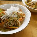 しのばぁたん's cooksnap of when they made お酒が飲みたくなる♬大人の蕎麦サラダ.
