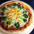 maffy32's cooksnap of when they made HBで作った生地のピザ♪.