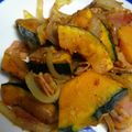 はふー！'s cooksnap of when they made かぼちゃとベーコンの炒め物.