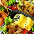 ★ちーた's cooksnap of when they made ◆簡単可愛いお弁当♡渦巻きたまご焼き◆.