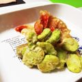 にゃん４０３'s cooksnap of when they made 美味しい☆そら豆の天ぷら.