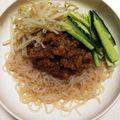 ぱぱろあ's cooksnap of when they made こんにゃく麺でジャージャー麺.