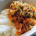 おきーの's cooksnap of when they made 簡単☆白滝混ぜ混ぜ肉そぼろ丼☆.
