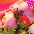 3chan。's cooksnap of when they made 餃子風ポテハム包み.