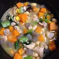 ラメゾンブラン's cooksnap of when they made しょうゆ糀で鶏肉入り五目大豆煮.