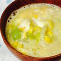 yummy?'s cooksnap of when they made 卵とコーンの中華スープ！とろ～りフワフワ.