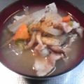 hinaたん's cooksnap of when they made 野菜たっぷり豚汁.