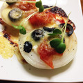 ミスチルっち's cooksnap of when they made まるごと新玉ねぎのピザ風ごまドレサラダ.