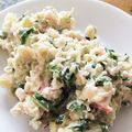 りょ☆ひな's cooksnap of when they made カニたまポテトと水菜のサラダ.