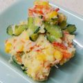 ちょちょこ✫'s cooksnap of when they made 時短★簡単★カニカマ入りポテトサラダ.
