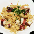 ♡キイロイトリ♡'s cooksnap of when they made タコとエノキのニンニクバター炒め♪.
