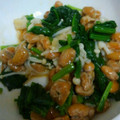 ちゅんりく's cooksnap of when they made ほうれん草とえのきの納豆.