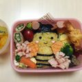 ゆゆゆちゃん★☆'s cooksnap of when they made ぶんぶん♪みつばちちゃん＊キャラ弁.