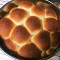 ゆかぷりんじゅごん's cooksnap of when they made 手捏ねで＊豆乳オリーブオイルちぎりパン＊.
