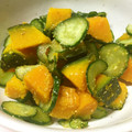 のんのんSTELLA's cooksnap of when they made 簡単もう一品☆南瓜と胡瓜の胡麻和え.