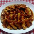しばちゃそ's cooksnap of when they made 豚バラ焼きのオニオンソース.