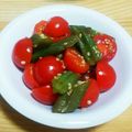 クックLZ5KKK☆'s cooksnap of when they made オクラ入りトマトときゅうりのサラダ.