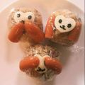 ＊tutumi＊'s cooksnap of when they made キャラ弁☆干支おにぎり☆三猿おむすび.