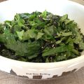 ばぢこ's cooksnap of when they made 三つ葉とワカメのナムル.