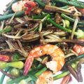 NORI姫's cooksnap of when they made ブラウンえのきとエビの炒め物.