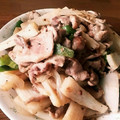 ryo_runes's cooksnap of when they made ｻｸｻｸ長いものと豚肉のﾅﾝﾌﾟﾗｰ炒め.
