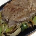 xうーたんx's cooksnap of when they made 素材に感動♪イベリコ豚のステーキ.