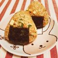 あんみつ林檎's cooksnap of when they made 彩り弁当＊焼き鮭とチーズのおにぎり＊.