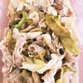 はるかなみ's cooksnap of when they made 豚こまとレタスの回鍋肉サラダ風.
