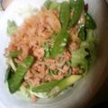 のぶなお７'s cooksnap of when they made 絹さや肉味噌炒め.