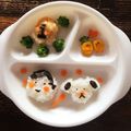 じぃぼ's cooksnap of when they made 簡単！手づかみ出来る1歳誕生日プレート♡.